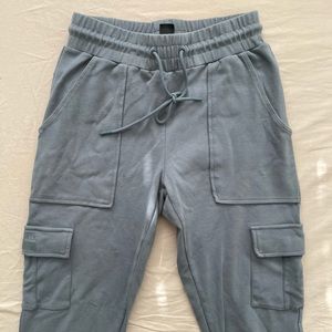 Alphalete Women’s Identity Cargo Pant - Storm Blue (M)